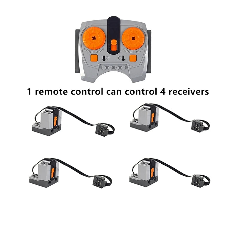 Technical parts Motor multi power functions 8293 8883 tool servo train motor PF model sets building blocks