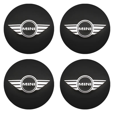 Car Wheel Center Hub Caps Stickers Badge Decals 4Pcs 56mm For MINI Cooper One S JCW R56 R55 R53 R60 F55 F56 R57 R59