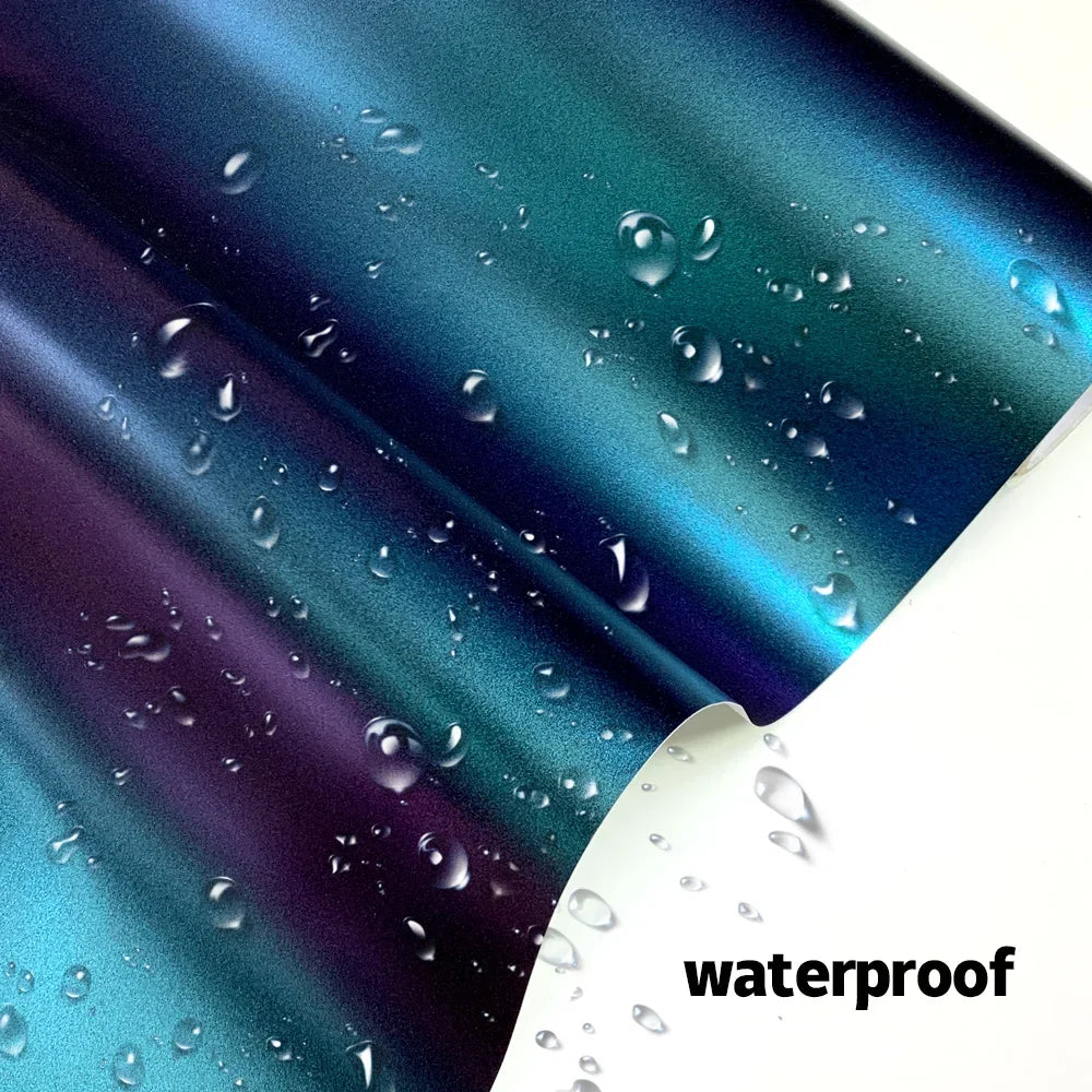Vinyl Film Color Change Film Glossy Matte Wrapping Purple Blue Air Release Stickers Motorcycle Sticker Accessories