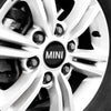 Car Wheel Center Hub Caps Stickers Badge Decals 4Pcs 56mm For MINI Cooper One S JCW R56 R55 R53 R60 F55 F56 R57 R59