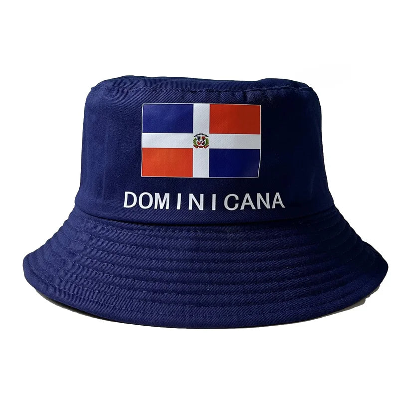 Countries National Flag Bucket Hat Men Women Football Fan Party Football Cup Reversible Sun Hat Soccer Fans