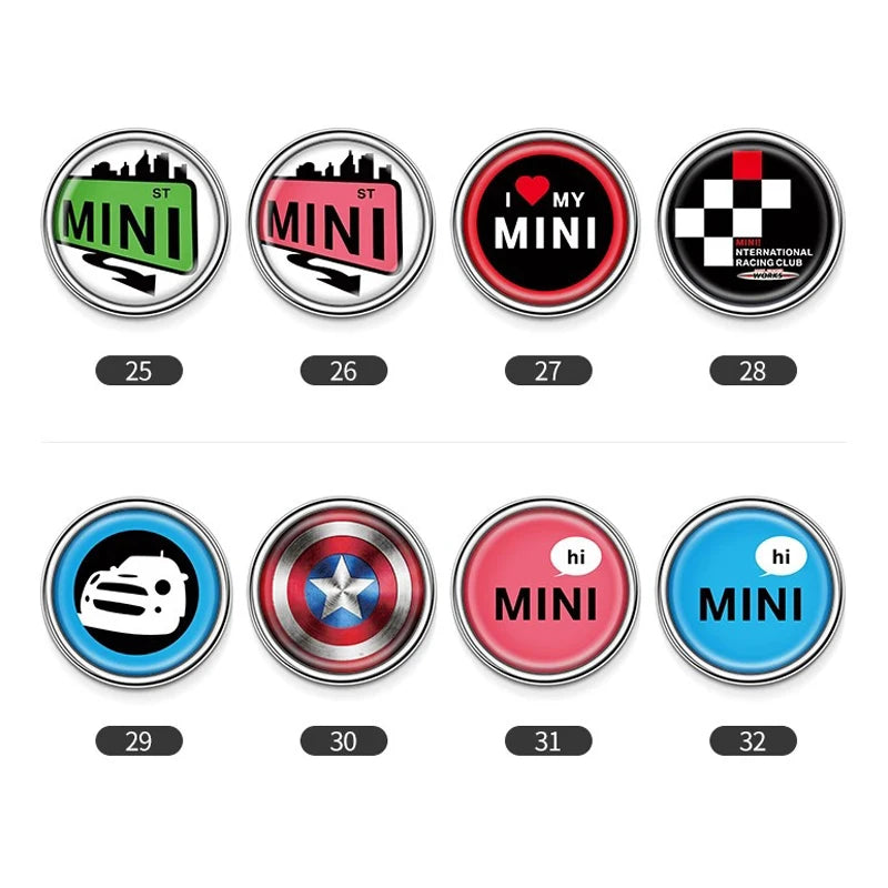 Metal Car Side Rear Sticker Window Badge for MINI COOPER JCW F56 F60 R60 R61 F60 Cooper S Countryman Paceman Decoration