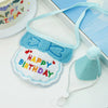 Cat Birthday Scarf Hat Set Dog Birthday Party Supplies Pet Scarf Cute Puppy Birthday Hat Scarf Decor For Small Medium Pets