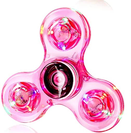 Fidget Spinner Luminous Finger Toy Hand Spinner Stress Reduction and Anxiety Relief Party Favors for Kids Adults