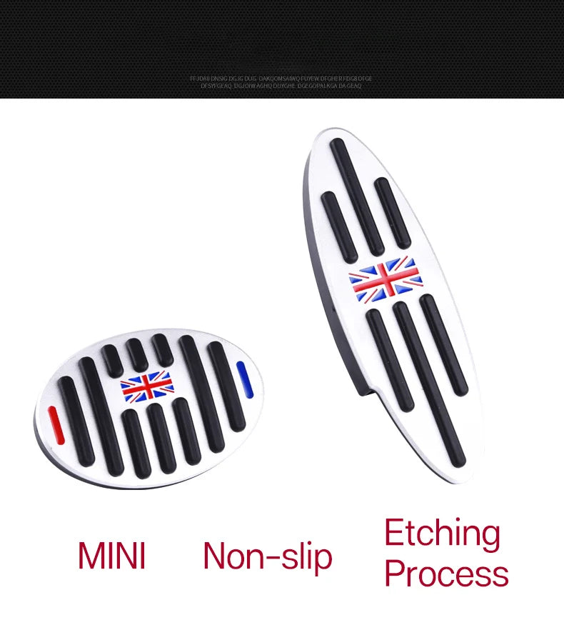 Pedal Covers Foot Pedals Pads Brake Accelerator Pedal Covers Accessories for Mini Cooper F54 F55 F56 F57 F60 Clubman Countryman