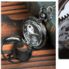 Quarzt Pocket Watch with Chain Necklace Vintage Quartz Pendant Watches Clock Chain Mens Women