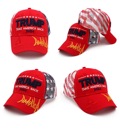 Trump 2024 Cap, SAVE AMERICA AGAIN, Knitted Embroidered Sports Camo Hat,TAKE AMERICA BACK