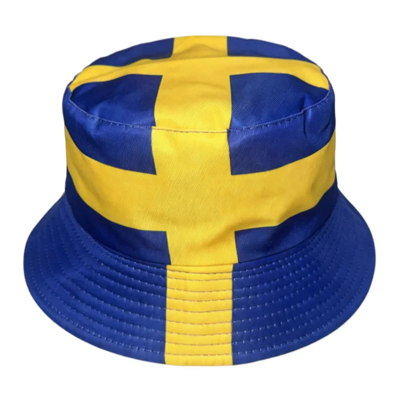 Countries National Flag Bucket Hat Men Women Football Fan Party Football Cup Reversible Sun Hat Soccer Fans