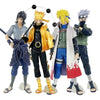 Naruto Anime Figure Shippuden Uchiha Sasuke Hatake Kakashi Namikaze Minato Action Figure Collection Model Toys Gifts