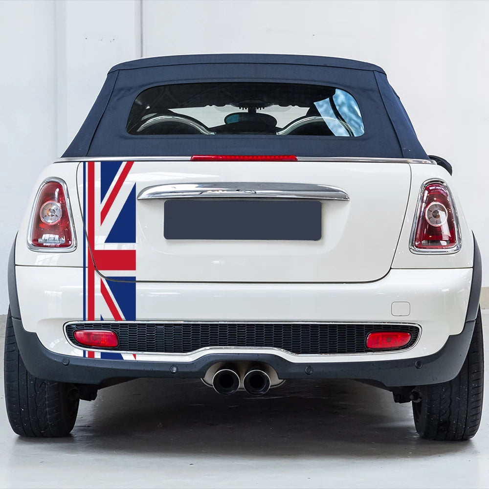 Car Back Door Stickers Auto UK Flag Decor Decal For Mini Cooper
