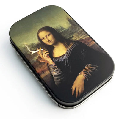 Cigarette Case Box Flip Cap Storage Smoke Humidor Rolling Paper Jewelry Candy Coin Key Organizer Tin Flip Gifts Sealed