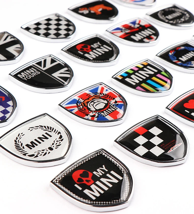 Car Body Decorative Sticker Metal Modification Accessories For MINI ONE COOPER S JCW R55 R56 R60 R61 F54 F55 F56 F57 F60