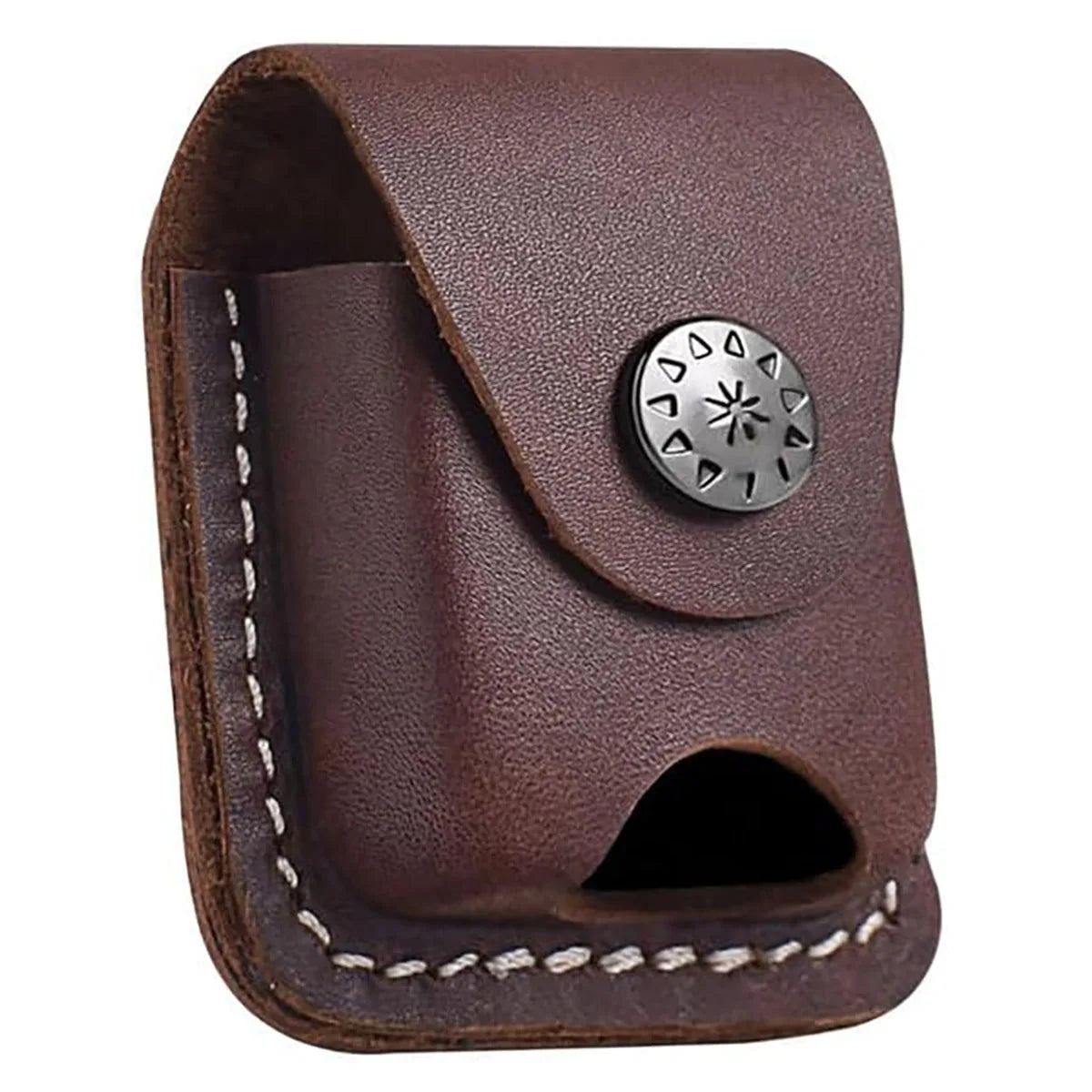 PU Leather Lighter Storage Case, Compact Outdoor Camping Hiking Accessory