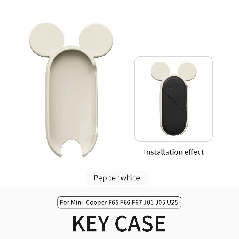 Car Key Case Protection Cover Shell For Mini Cooper S JCW F65 F66 F67 E/SE J01 Aceman J05 U25 Countryman Key Cover Accessories
