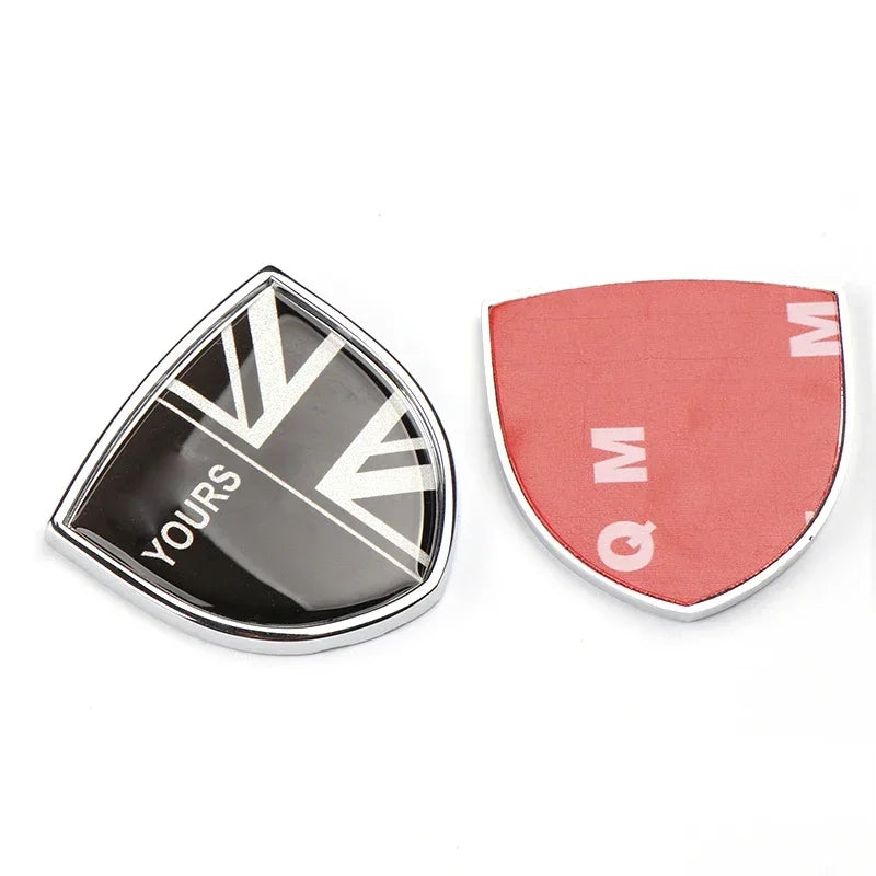 3D Adhesive Drop Process Metal Body Stickers For Mini Cooper R56 F55 Countryman Car Decals Cover Body Badge Stickers Emblem