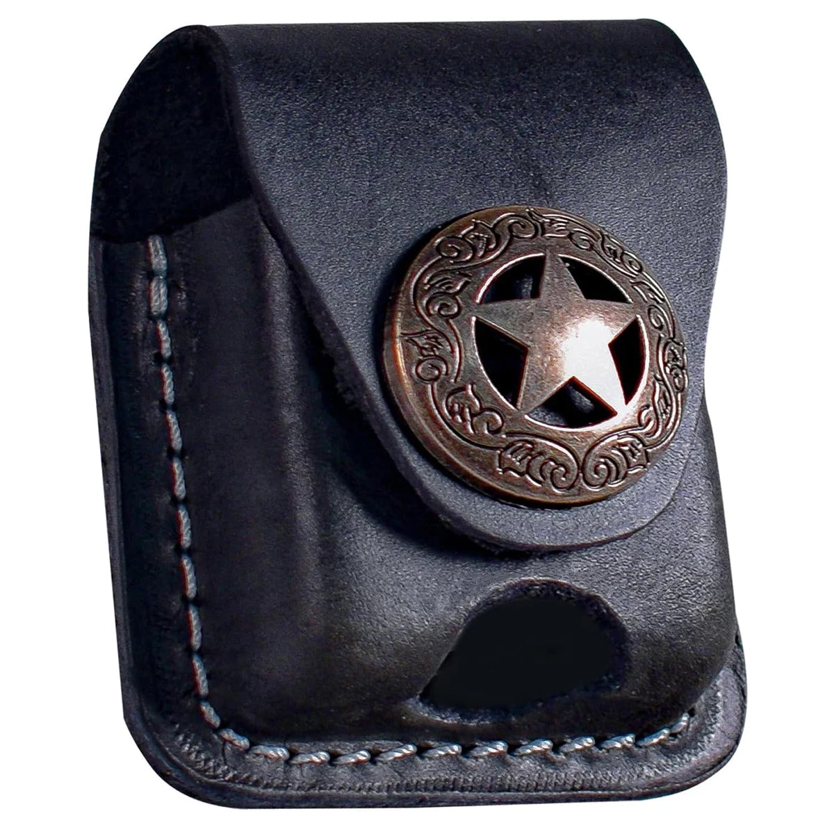 PU Leather Lighter Storage Case, Compact Outdoor Camping Hiking Accessory