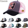 DRAGONBALL Mesh Cap Cartoon Mesh Cap Men And Women Baseball Cap Fashion Patch Trucker Cap