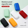 Leather Cigarette Case with USB Tungsten Electronic Lighter Cigarette Case Men's Exquisite Gift Cigarette Tool