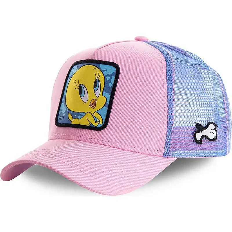 Anime Cartoon Cap High Quality Patch Draw Baseball Cap Men Trucker Hat