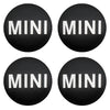 Car Wheel Center Hub Caps Stickers Badge Decals 4Pcs 56mm For MINI Cooper One S JCW R56 R55 R53 R60 F55 F56 R57 R59