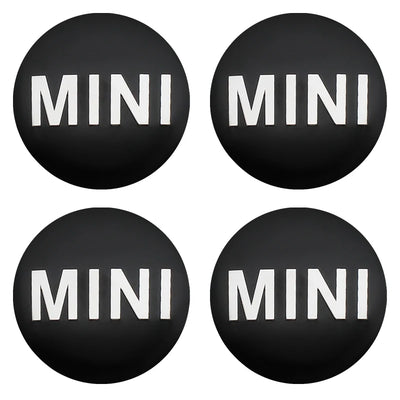 Car Wheel Center Hub Caps Stickers Badge Decals 4Pcs 56mm For MINI Cooper One S JCW R56 R55 R53 R60 F55 F56 R57 R59