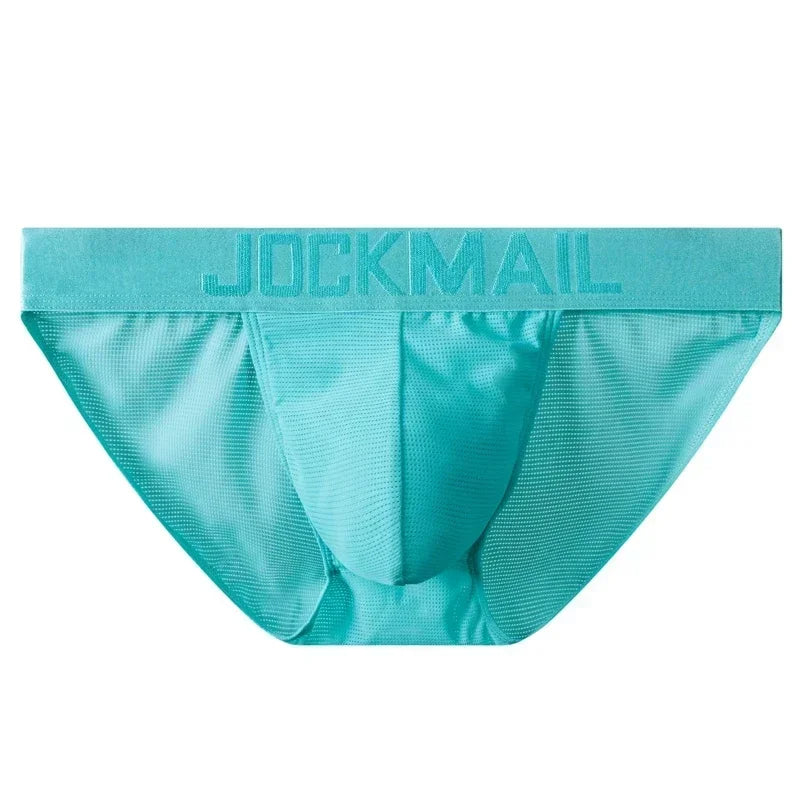 Sexy Man's Underwear Briefs Underpants Nylon Mesh Quick Dry Men's Briefs Bikini Slip Men's Tanga Briefs Nylon SPANDEX