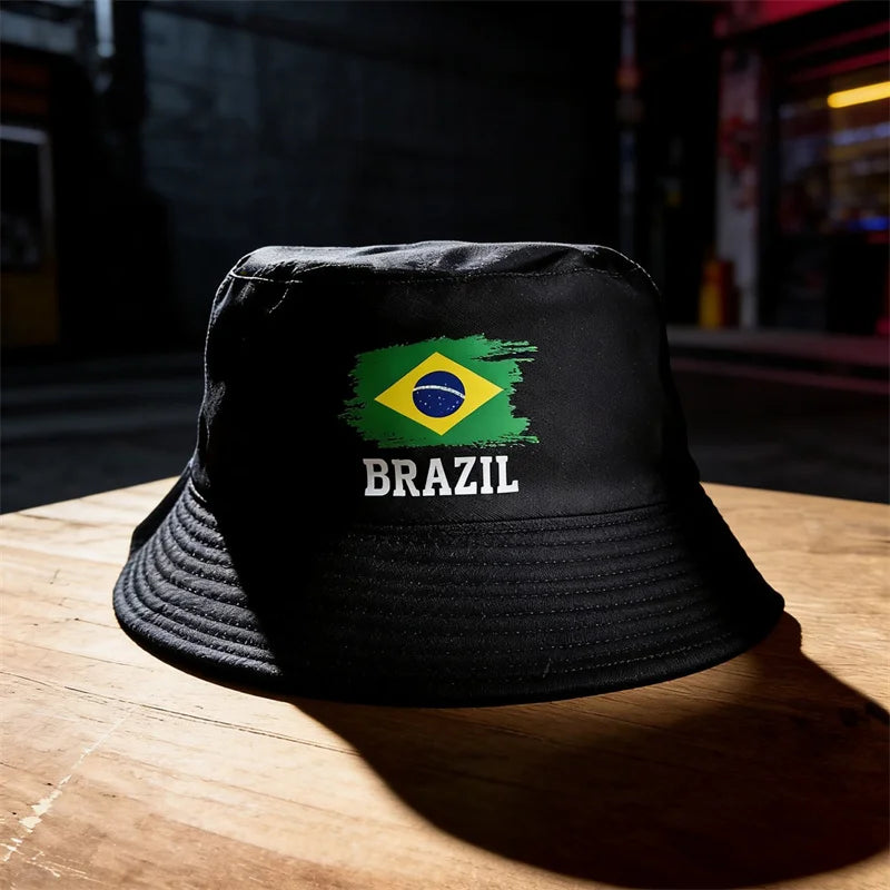 Countries National Flag Bucket Hat Men Women Football Fan Party Football Cup Reversible Sun Hat Soccer Fans