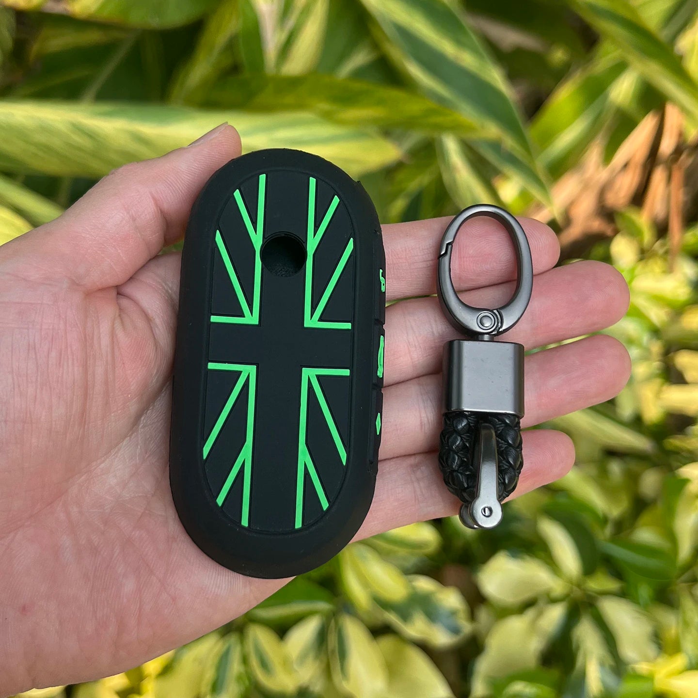 Car Key Case Protector for Mini Cooper U25 F65 F66 F67 J01 J05 Countryman Rubber Remote Cover Bag Keychain Accessories