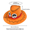 Pearlescent Cowboy Hat Dance Costume Decorate Glowing Cowgirl Cap Glowing For Neon NightClub