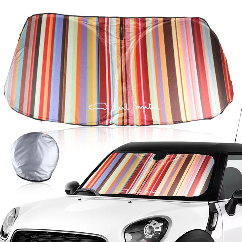 Car Windshield Sunshade Cover Blocks UV Ray Reflector For Mini Cooper One R50 R56 R60 F55 F56 R58 R59