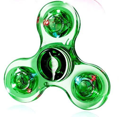 Fidget Spinner Luminous Finger Toy Hand Spinner Stress Reduction and Anxiety Relief Party Favors for Kids Adults