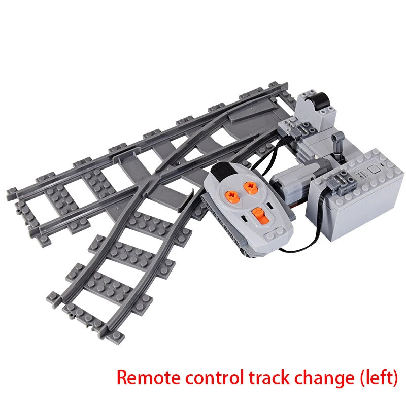 Model Set City Train Container Oil Tank Kits Mountain Railway Track Traffic Lights Leduo Block
