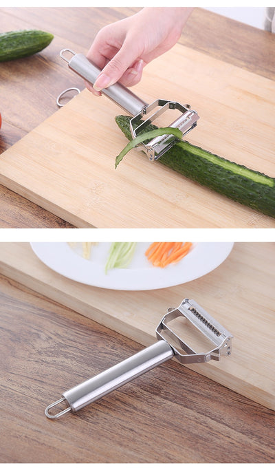 Vegetable Peeler Stainless Steel Double-Head Peeler Household Multiple-Function Fruit And Vegetable Peeler