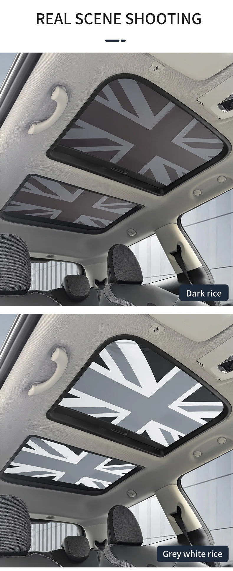 Car Sunroof Sunshade Cover For Mini Cooper F56 F60 F55 R56 R60 F65 F66 Sunscreen Protector UV Heat Isolate Foldable Accessories