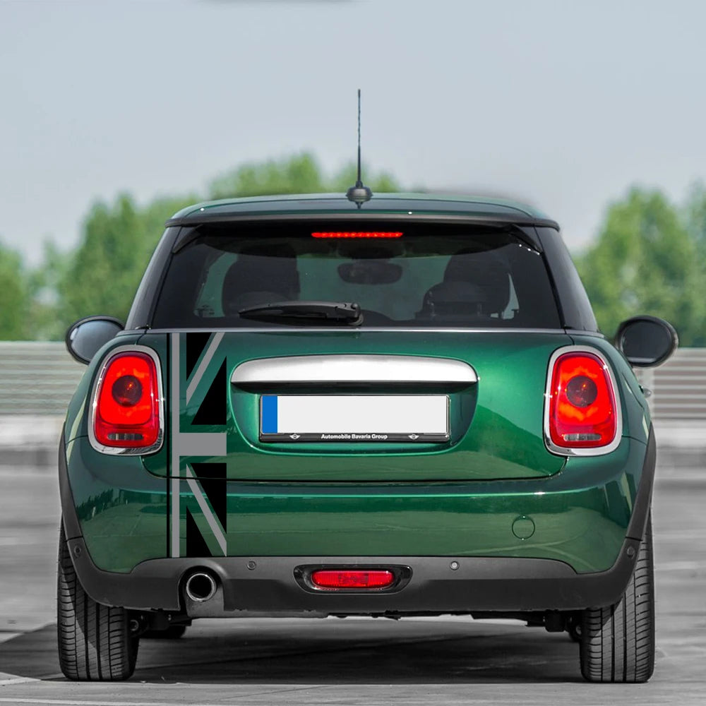 Car Rear Trunk Decor Decal Stickers Union Jack For Mini Cooper One JCW S Clubman F60 R60 R55 Countryman Car Styling Accessories