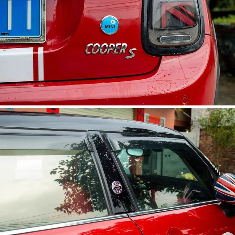 Metal Car Side Rear Sticker Window Badge for MINI COOPER JCW F56 F60 R60 R61 F60 Cooper S Countryman Paceman Decoration