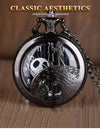 Quarzt Pocket Watch with Chain Necklace Vintage Quartz Pendant Watches Clock Chain Mens Women