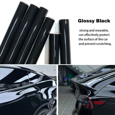 Car Stickers Carbon Fiber Vinyl Wrap Film 3D 4D 5D 6D Gloss Carbon Fiber Film Waterproof Sticker for Car Accessories