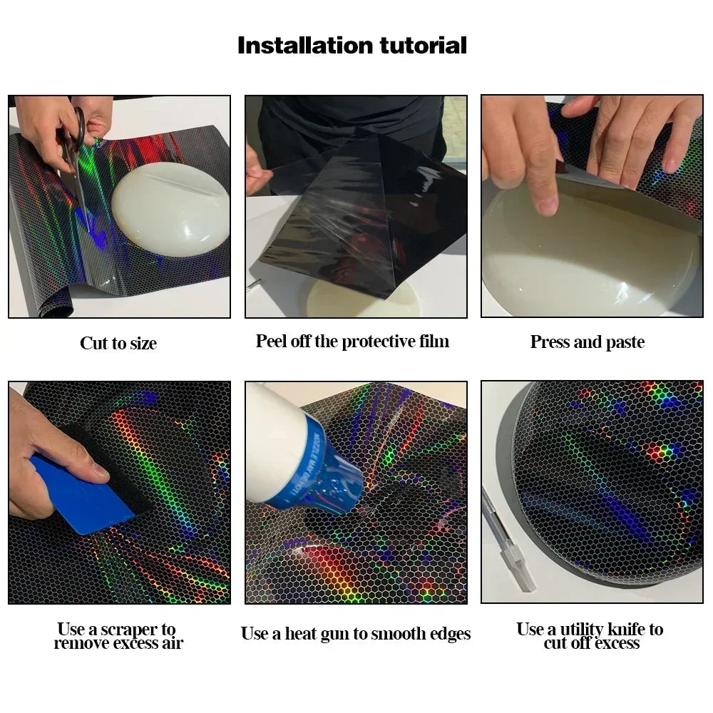 Motorcycle Stickers Glossy Matt Chameleon Vinyl Film Air Release Waterproof Sticker for Auto Motorcycle Tuning Accessories