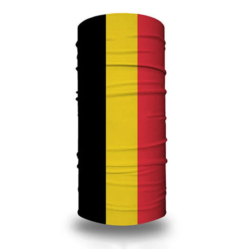 world mask Flag 20x45cm Football cup fans' seamless magic headscarf cycling windproof mask Banner Event Garlands decoration