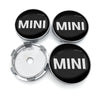 Car Wheel Center Hub Caps Stickers Badge Decals 4Pcs 56mm For MINI Cooper One S JCW R56 R55 R53 R60 F55 F56 R57 R59