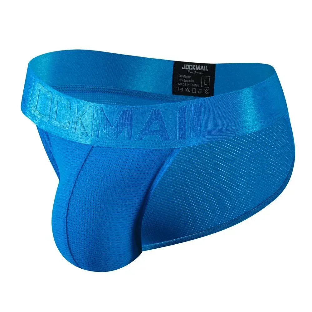 Sexy Man's Underwear Briefs Underpants Nylon Mesh Quick Dry Men's Briefs Bikini Slip Men's Tanga Briefs Nylon SPANDEX