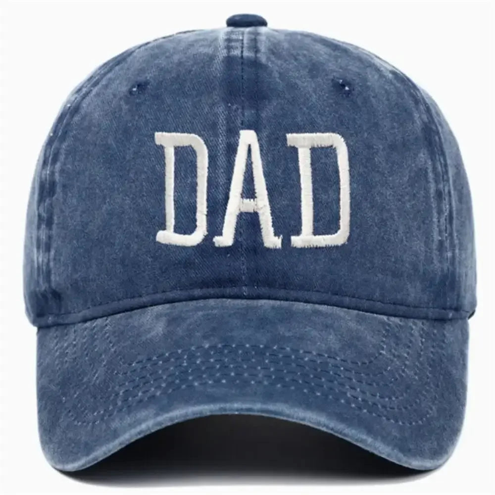 DAD MOM Embroidery Baseball Caps Vintage Adjustable Distressed Faded Cap Hiphop Baseball Hats