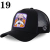 DRAGONBALL Mesh Cap Cartoon Mesh Cap Men And Women Baseball Cap Fashion Patch Trucker Cap