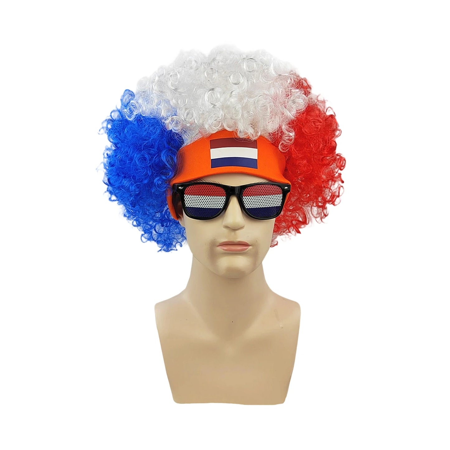 Football Fans Caps Costume Party Wig Decor Supplies Cosplay Headdress for Kids Adults, Perfect For Cheering The Game