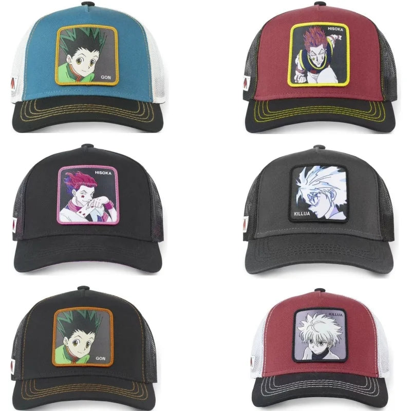 Hunter Cap Snapback Baseball Cap Men's Embroidery Hip-Hop Cap Style Sun Visor Adjustable Trucker Mesh Cap