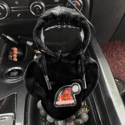 Hoodie Car Gear Shift Cover Fashion Gearshift Hoodie Gear Shift Knob Manual Handle Gear Sweatshirt