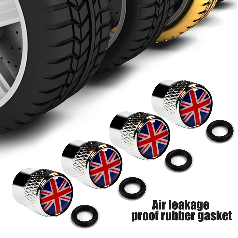 Tire Valve Caps Universal Fits All Cars Trucks SUV Bike Bicycle Motorcycle Car Aluminum Alloy Tyre Valve Dust Covers