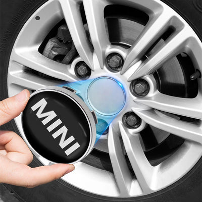 Car Wheel Center Hub Caps Stickers Badge Decals 4Pcs 56mm For MINI Cooper One S JCW R56 R55 R53 R60 F55 F56 R57 R59