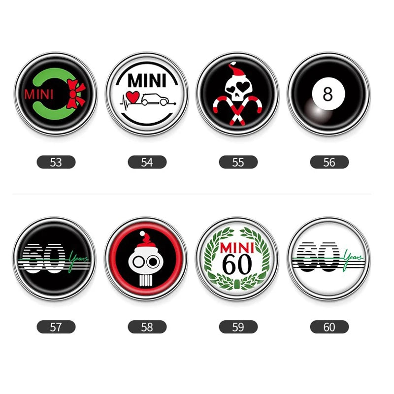 Metal Car Side Rear Sticker Window Badge for MINI COOPER JCW F56 F60 R60 R61 F60 Cooper S Countryman Paceman Decoration